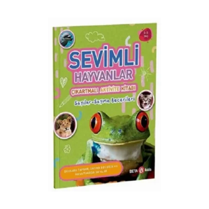 SEVİMLİ HAYVANLAR ÇIKARTMALI AKTİVİTE KİTABI Sayılar sayma becerileri