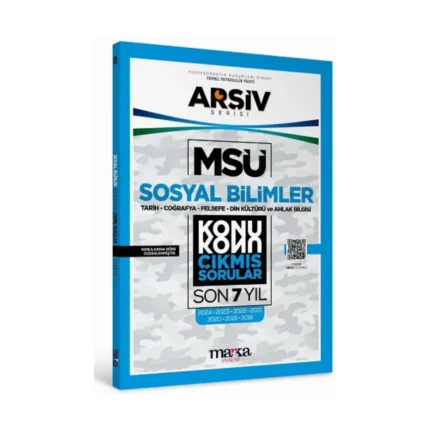 MSÜ SOSYAL BİLİMLER Konu Konu ÇIKMIŞ SORULAR Son 7 Yıl