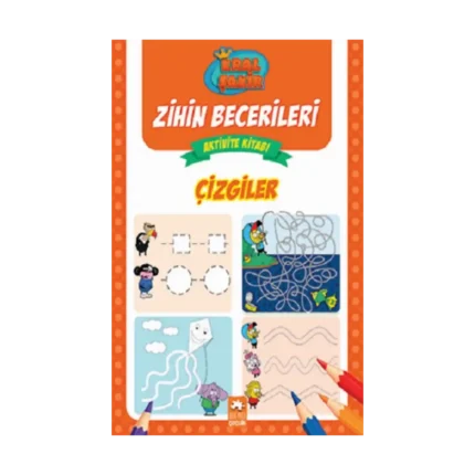 Çizgiler - Kral Şakir Zihin Becerileri Aktivite Kitabı