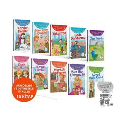 Atasözleri ve Deyimlerle Öyküler 10 Kitap Set