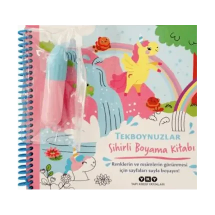 Sihirli Boyama Kitabı – Tekboynuzlar(Ciltli)