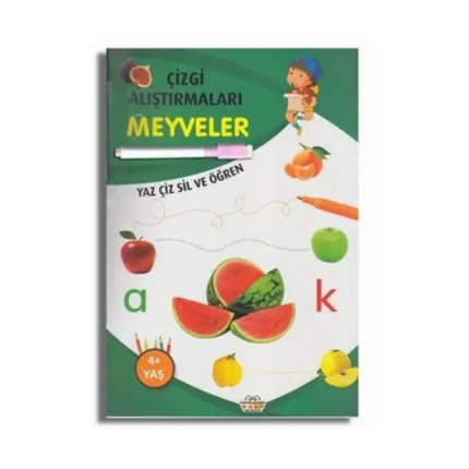 Çizgi Alıştırmaları Meyveler