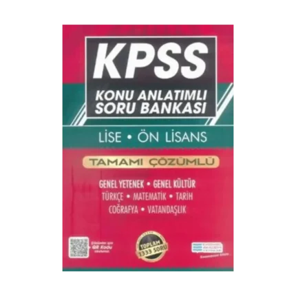 2024 KPSS Lise - Ön Lisans Konu Anlatımlı Soru Bankası