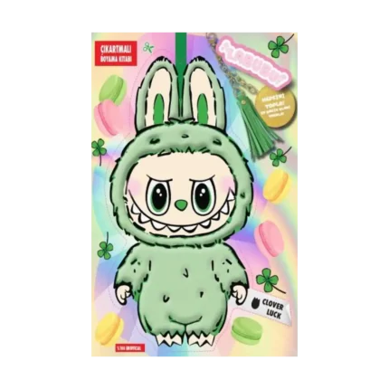 Labubu Clover Luck Çılgın Koleksiyon – Çıkartmalı Boyama Kitabı
