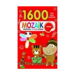 1600 Mozaik Çıkartmalı Boyama Kitabım Kırmızı