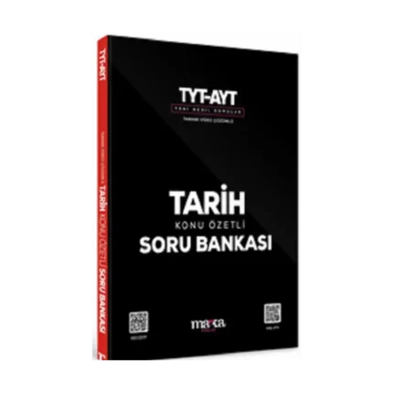 2025 TYT AYT Tarih Konu Özetli Yeni Nesil Soru Bankası Tamamı Video Çözümlü (Ciltli)
