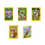 National Geographic Kids Okuma Kitapları Seviye 1 Tatlı Hayvanlar Seti 5 Kitap