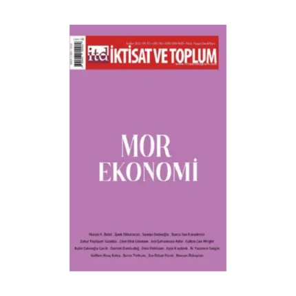 İktisat ve Toplum Dergisi 146. Sayı: Mor Ekonomi