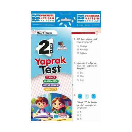 2.Sınıf Maarif Model Tüm Dersler Yaprak Test