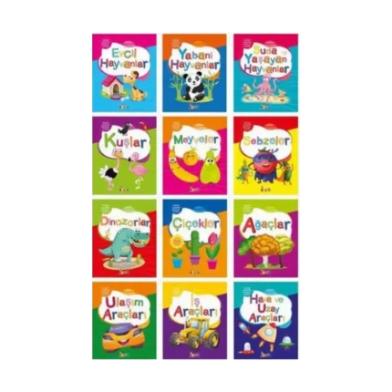 Küçük Kaşifin Boyama Kitabı Seti(12 Kitap)