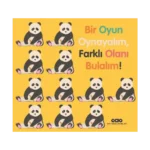 Bir Oyun Oynayalım, Farklı Olanı Bulalım! (Ciltli)