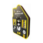 Ayı ve Arkadaşları - Mutlu Ev Kitabı (Yüksek Kontrast Görünümlü Keçe Kitap)