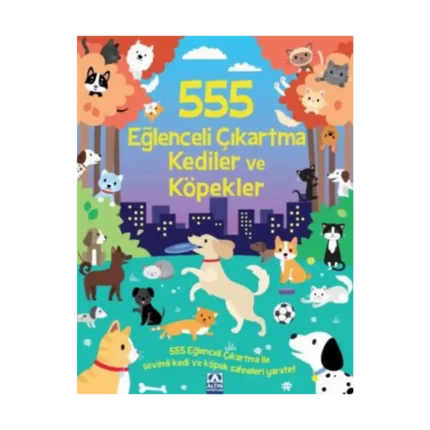 555 Eğlenceli Çıkartma - Kediler Ve Köpekler