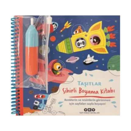 Sihirli Boyama Kitabı – Taşıtlar (Ciltli)