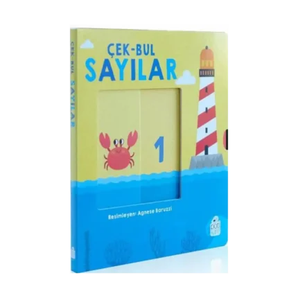 Çek-Bul Sayılar Hareketli Kitaplar (Sıvama Cilt)