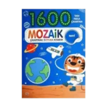 1600 Mozaik Çıkartmalı Boyama Kitabım Mavi Kitap