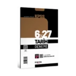 2025 KPSS Tarih 6x27 Deneme Tamamı Video Çözümlü