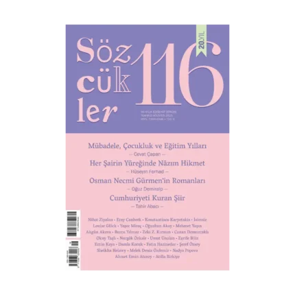 Sözcükler Dergisi Sayı - 116 (Temmuz-Ağustos 2025)