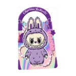 Mor Labubu –  Çıkartma Hediyeli Boyama Kitabı