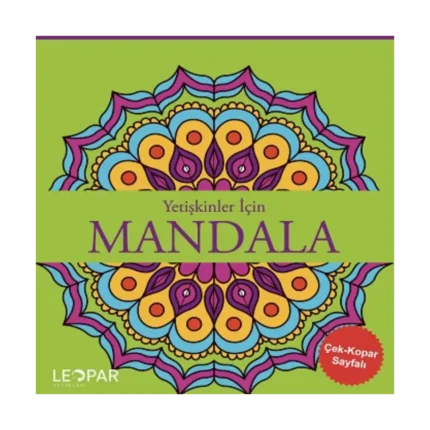 Yetişkinler İçin Mandala - Yeşil