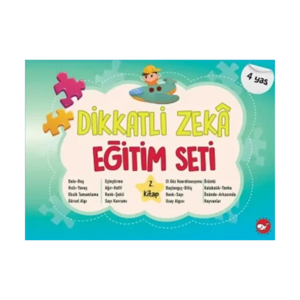 Dikkatli Zeka Eğitim Seti 2. Kitap (4 Yaş)