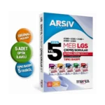 Son 5 Yıl LGS 8. Sınıf ARŞİV Serisi Tıpkı Basım Fasikül Fasikül Çıkmış Sorular Tamamı Video Çözümlü