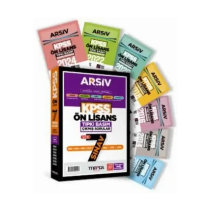 KPSS Önlisans Son 7 Yıl Arşiv Serisi Tıpkı Basım Fasikül Fasikül Çıkmış Sorular
