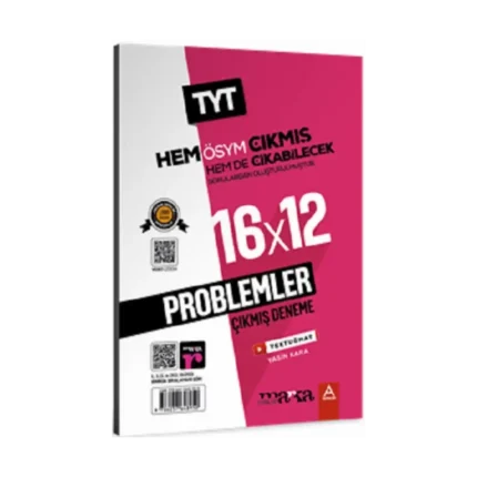 2025 TYT Problemler ÖSYM Çıkmış ve Çıkabilecek Sorulardan Oluşturulmuş 16 Deneme Sınavı Tamamı Video Çözümlü