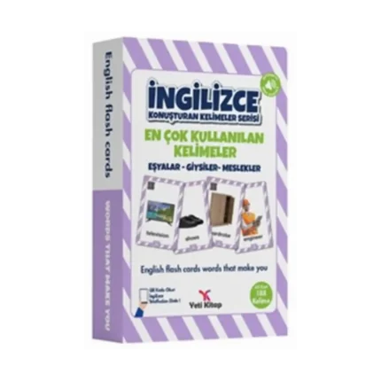 İngilizce Kelime  Kartları Eşyalar-Giysiler-Meslekler