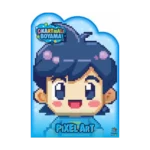 Pixel Art Zamanı – Çıkartmalı Boyama Kitabı