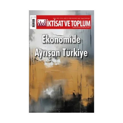 İktisat ve Toplum Dergisi 172. Sayı  Ekonomide Ayrışan Türkiye