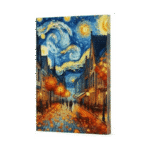 Van Gogh Sokak Çizgili Defter 3