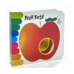 Yeşil Tırtıl Mini Delikli Kitaplar (Ciltli)