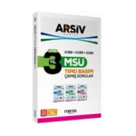 Son 3 Yıl MSÜ ARŞİV Serisi Tıpkı Basım Fasikül  Fasikül Çıkmış Sorular Tamamı Video Çözümlü