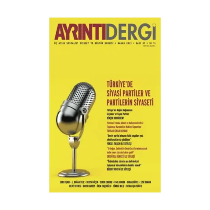 Ayrıntı Dergi 2021 Bahar 37. Sayı