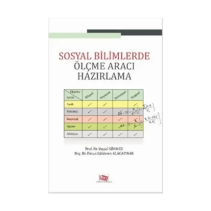 Sosyal Bilimlerde Ölçme Aracı Hazırlama