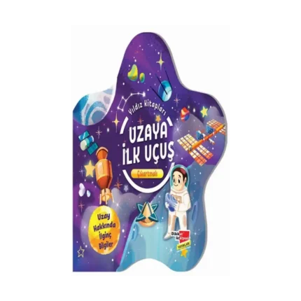 Çıkartmalı Yıldız Kitapları Serisi - Uzaya ilk Uçuş
