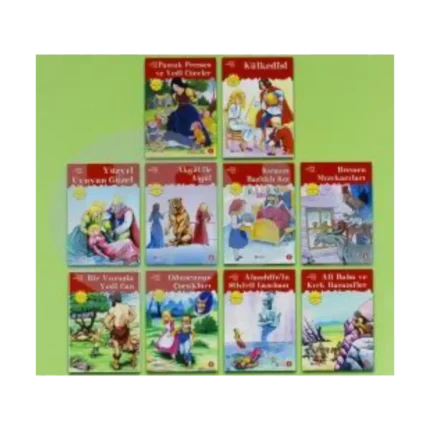 Dünya Masalları Dizisi ( 10 Kitap set - Düz Yazılı)