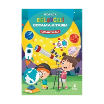 Uzayda Eğlenceli Boyama Kitabım