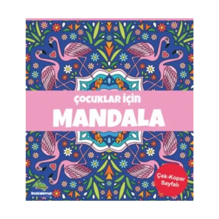 Çocuklar İçin Mandala - Lacivert