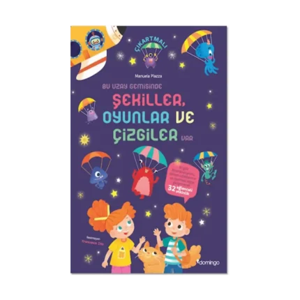 Bir Uzay Gemisinde Şekiller Oyunlar ve Çizgiler Var