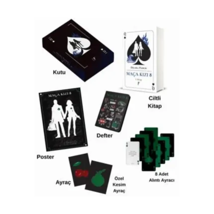 Maça Kızı 8 - 5. Kitap Kutulu (Ciltli)