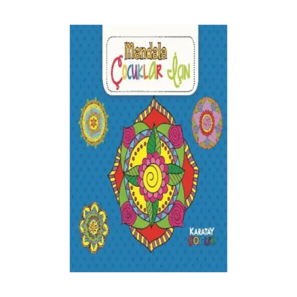 Çocuklar İçin Mandala Mavi