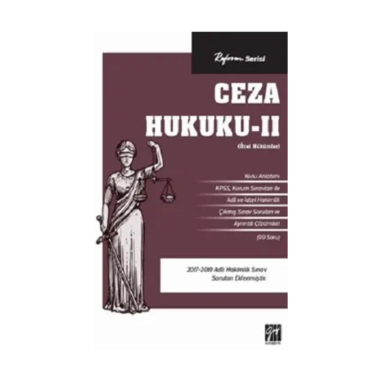 Reform Serisi Ceza Hukuku –II (Özel Hükümler)