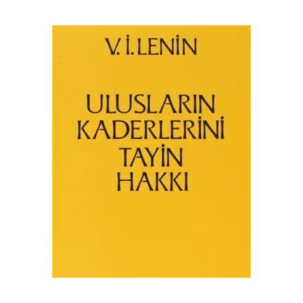Ulusların Kaderlerini Tayin Hakkı