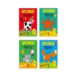 Hayvanlar Eğlenceli Şekiller (4 Kitaplık Set)