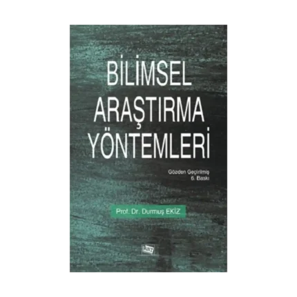 Bilimsel Araştırma Yöntemleri