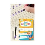 Alfabe Yazı Kitabı Sihirli Uçan Kalemli Oluklu (KABARTMALI) | Yazmayı Kolayca Öğreten Kitap
