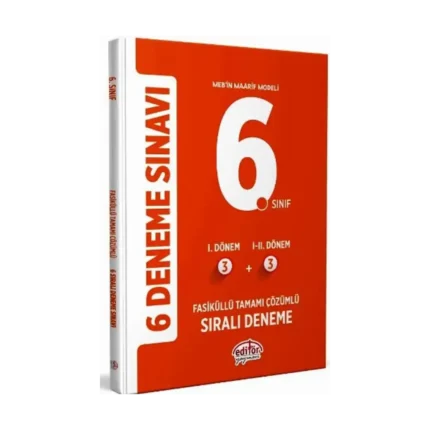 6. Sınıf 3+3 Fasiküllü 6 Deneme