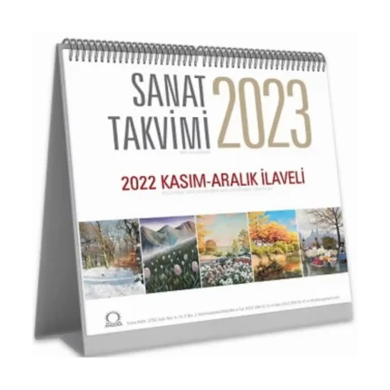 Sanat Takvimi 2023 Masa Takvimi